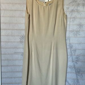 PRISMA 100% Silk Ivory Dress – Italian Boutique – Elegant Classic Cut